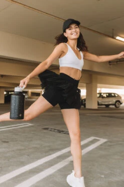 Pirouette Tiered Skort - Black 16 Pirouette Tiered Skort - Black -Popflex Clothing Shop SM 1312