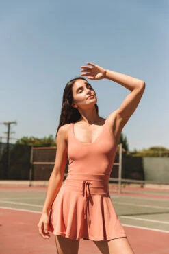 Twirl Dress - Coral -Popflex Clothing Shop SM 2760 Edit