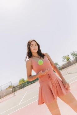 Twirl Dress - Coral -Popflex Clothing Shop SM 3412 Edit