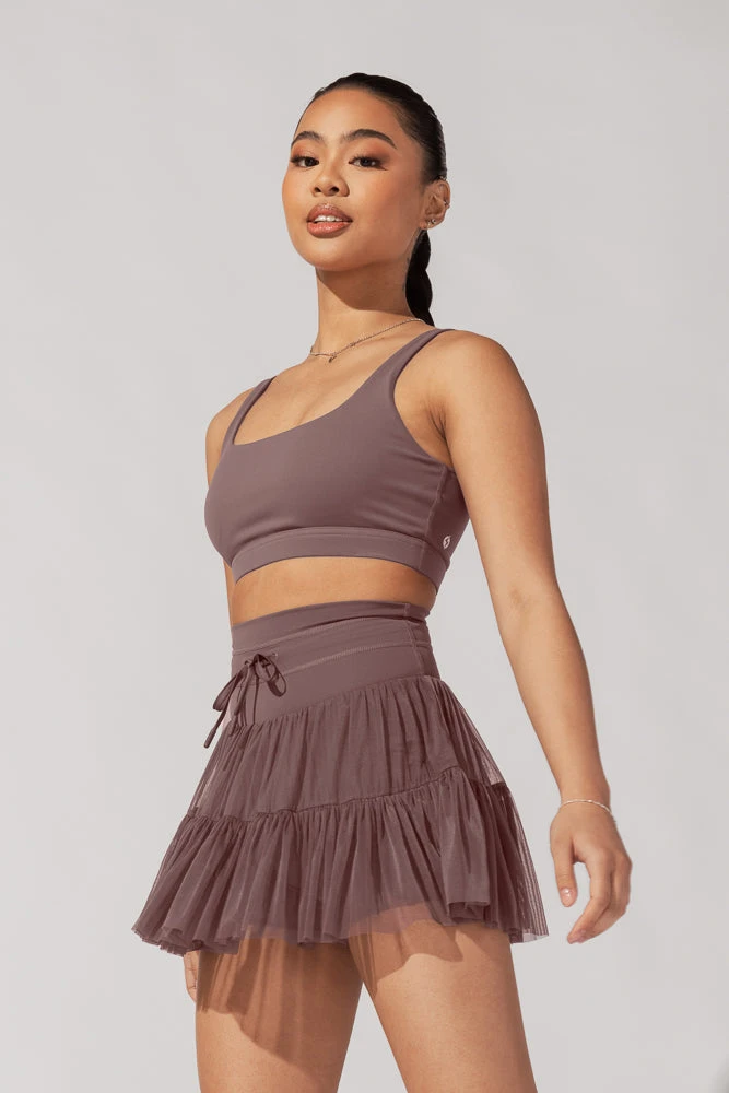 Pirouette Tiered Skort - Peppercorn 5 Pirouette Tiered Skort - Peppercorn - Image 5