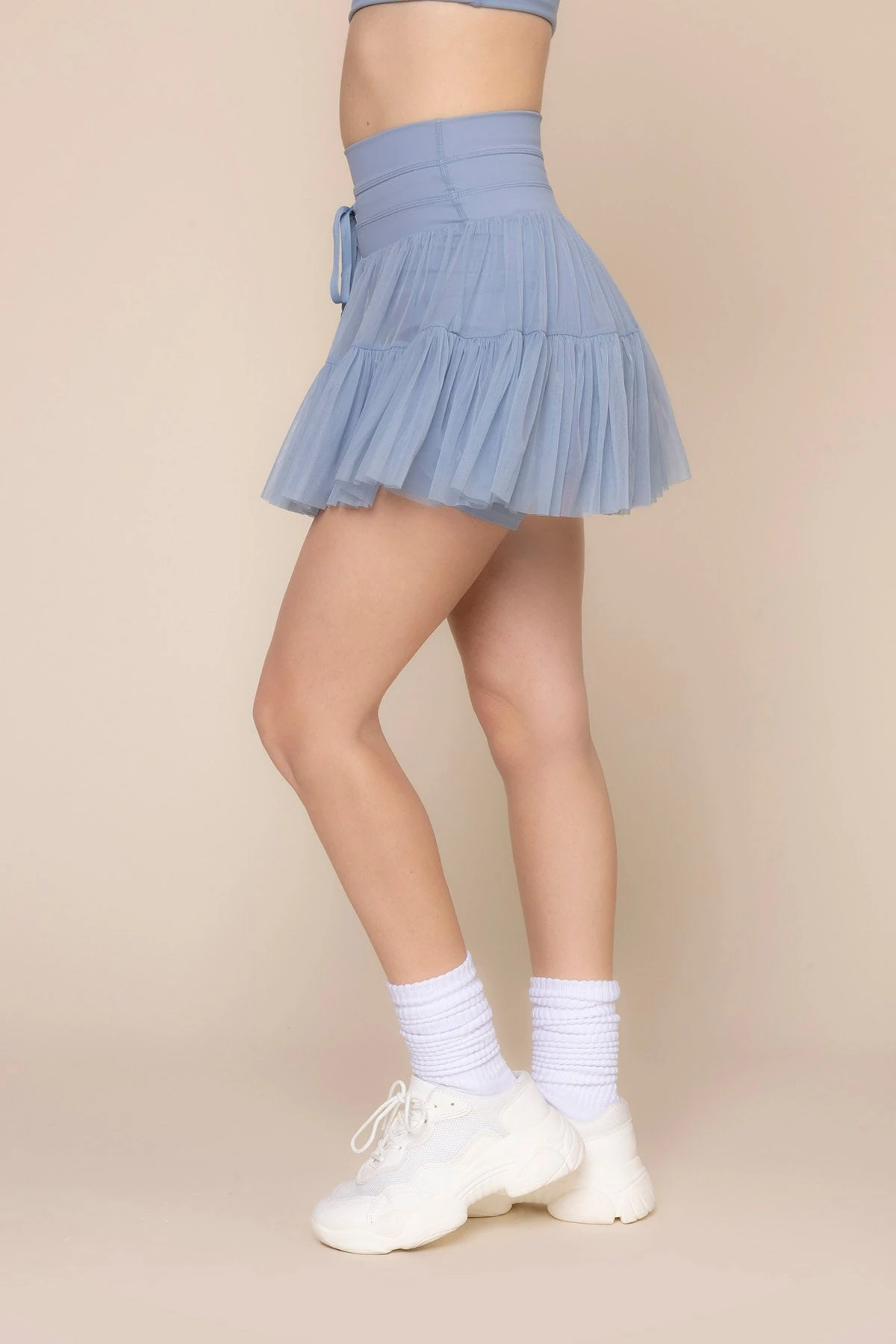 Pirouette Tiered Skort - Blue Storm 6 Pirouette Tiered Skort - Blue Storm - Image 6