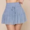 Pirouette Tiered Skort - Blue Storm