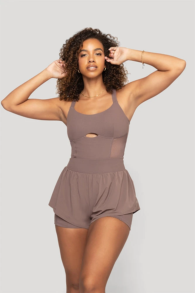 Supershort™ Runsie - Peppercorn 2 Supershort™ Runsie - Peppercorn - Image 2