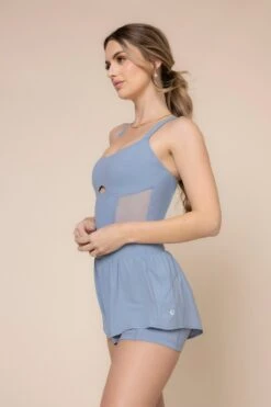 Supershort™ Runsie - Blue Storm -Popflex Clothing Shop SupershortRunsie BlueStorm 6042 03008