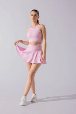 Sweat Sesh Crop Top - Bubblegum -Popflex Clothing Shop Sweat Sesh Long Bra Bubblegum A1004 1990 Editcopy