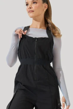 Take A Hike Overalls - Black -Popflex Clothing Shop Take A Hike Overalls Black 5009 1182
