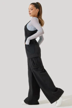 Take A Hike Overalls - Black -Popflex Clothing Shop Take A Hike Overalls Black 5009 1218