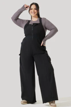 Take A Hike Overalls - Black -Popflex Clothing Shop Take A Hike Overalls Black 5009 3895