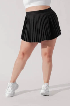 Ace ‘em Pleated Skort - Black 18 Ace ‘em Pleated Skort - Black -Popflex Clothing Shop VensusSkort Black H1002 2309 Edit 1