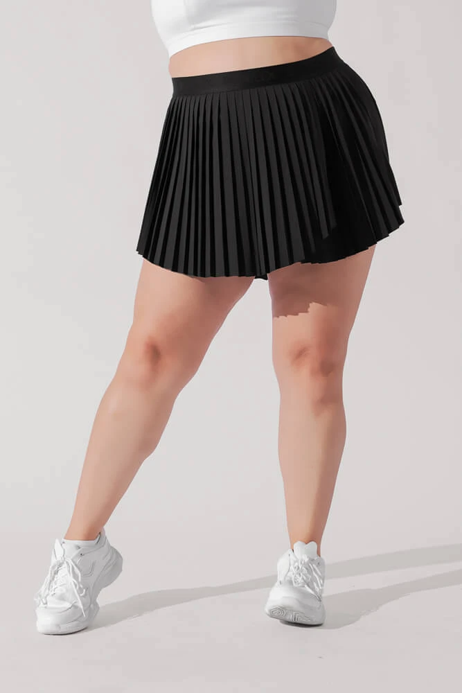 Ace ‘em Pleated Skort - Black 7 Ace ‘em Pleated Skort - Black - Image 7