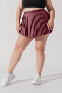 Ace ‘em Pleated Skort - Desert Rose -Popflex Clothing Shop VenusSkort DesertRose H1002 3249 Edit 1