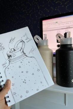 Starry Night Bottle - 64 Oz 8 Starry Night Bottle - 64 Oz -Popflex Clothing Shop Waterbottle64ozsketchpopflex a2f2c1c8 745c 4377 aea0 2eae0c1c54f1