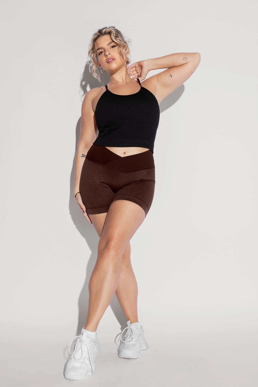 What's The Scoop Seamless Crop Tank - Black 4 What's The Scoop Seamless Crop Tank - Black - Image 4