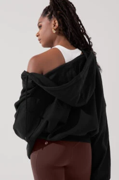 Zip Cloud Hoodie - Black -Popflex Clothing Shop ZipCloudHoodie Black 5002 0942 Edit