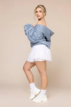 Zip Cloud Hoodie - Blue Storm -Popflex Clothing Shop ZipCloudHoodie Blue Storm 5002 03674