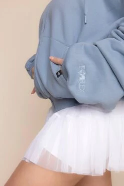 Zip Cloud Hoodie - Blue Storm -Popflex Clothing Shop ZipCloudHoodie Blue Storm 5002 03722