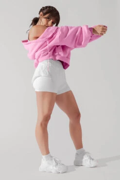 Zip Cloud Hoodie - Malibu Pink -Popflex Clothing Shop ZipCloudHoodie Bubblegum 5002 0025 Edit 1