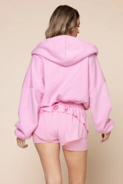 Zip Cloud Hoodie - Bubblegum -Popflex Clothing Shop ZipCloudHoodie Bubblegum 5002 01259 Edit