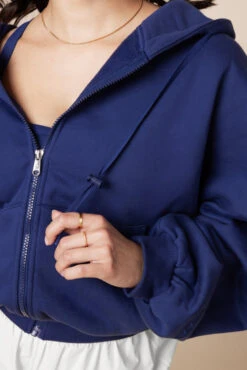 Zip Cloud Hoodie - Sapphire -Popflex Clothing Shop ZipCloudHoodie Sapphire 5002 02726 Edit