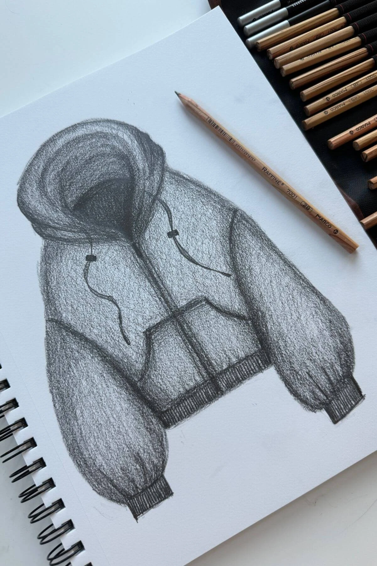 Zip Cloud Hoodie - Heather Grey 3 Zip Cloud Hoodie - Heather Grey - Image 3