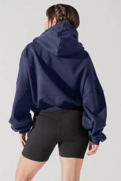 Zip Cloud Hoodie - Academic Navy -Popflex Clothing Shop ZipHoodie AcademicNavy 5002 0024 Edit 1