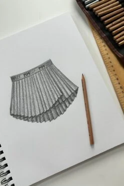 Ace ‘em Pleated Skort - Rustic Olive -Popflex Clothing Shop aceempleatedskortsketchpopflex 56c4fd88 64ac 4781 a90a 5805433e6b64